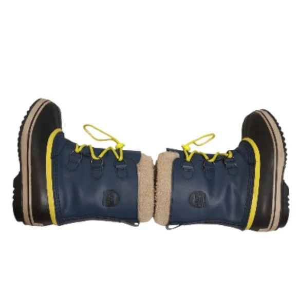 Sorel  Waterproof Insulated Snow Boots Sherpa Lined Duck Winter Boot Sz 4 - Picture 6 of 8